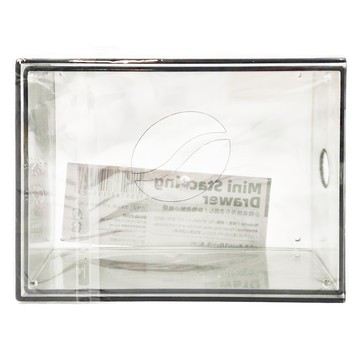 SHIMOYAMA 透明抽屜型小物分類儲物盒  透明  1個