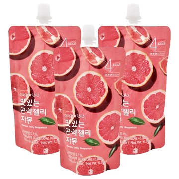sugarlolo 蒟蒻果凍飲 葡萄柚口味 低卡 6Kcal 韓國原裝進口  150ml  3包