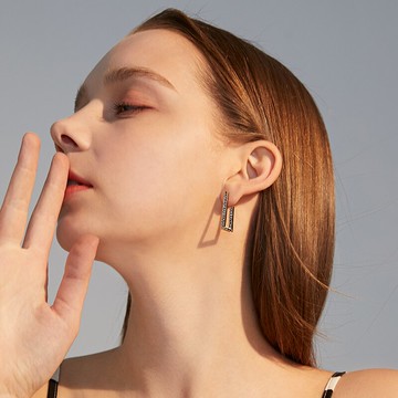 高級感耳環女名媛簡約氣質耳墜網紅新款潮個性耳飾女耳釘