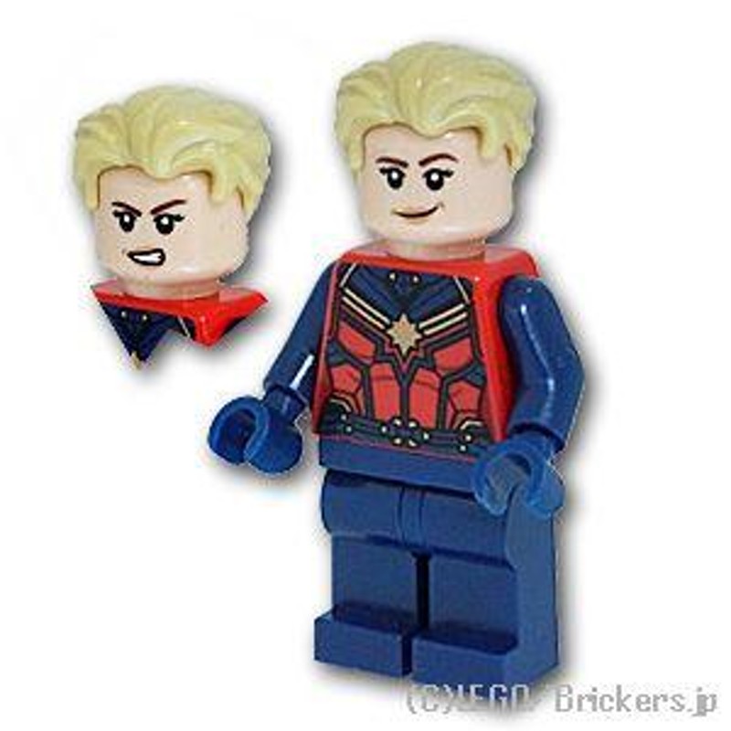 レゴ スーパー・ヒーローズ ミニフィグ キャプテン・マーベル - アヴェンジャーズ・エンドゲーム |LEGOの人形 | LINEブランドカタログ