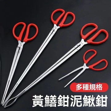 黃鱔夾鱔魚鉗抓魚泥鰍螃蟹夾子鉗子防滑神器捉控專用工具加長鱔夾 COTB