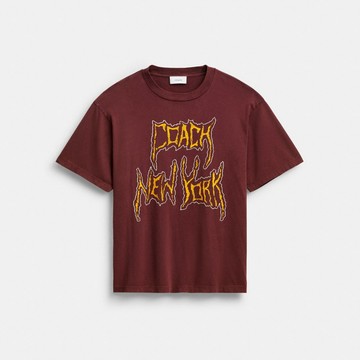 METAL 圖案休閒T恤
