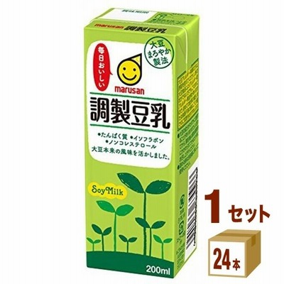 マルサン 調整豆乳パック 200ml×24本