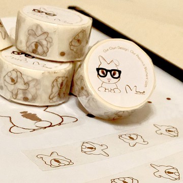 肶肶兔—生活日常 紙膠帶 | 屁屁大滾動