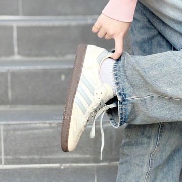 ADIDAS SAMBA OG CREAM WHITE  灰藍 奶油色 德訓鞋 女鞋  JH7299
