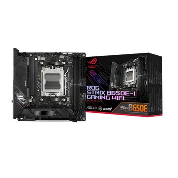 ASUS ROG STRIX B650E-I GAMING WIFI 主機板+酷碼 MasterBox NR200P V3 黑色 ITX 機殼