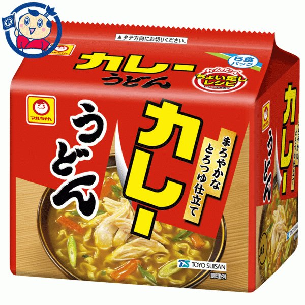 東洋水産 マルちゃん カレーうどん 甘口 5食パック×6個入×2ケース