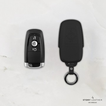 STORY LEATHER 【FORD-R3】【車鑰匙皮套 巴掌紋黑】 Style FORD-R3