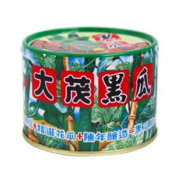 【野味食品】大茂 黑瓜(純素,花瓜罐頭,170g/罐,桃園實體店面出貨)