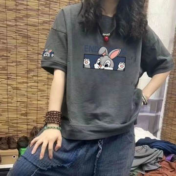 【台灣现貨】100KG大尺碼上衣 純棉t恤 女生上衣 夏天上衣 短袖t恤女 美式上衣 情侶t恤 短袖上衣 純棉短袖女上衣