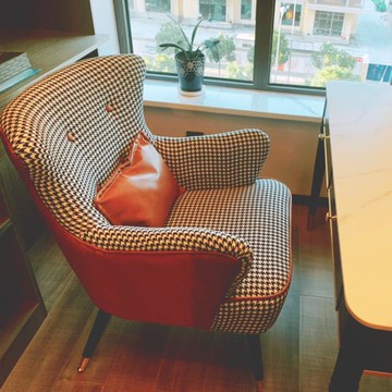 電腦椅家用北歐休閒單人靠背懶人沙發書房辦公桌椅舒適座椅小公寓 99購物節