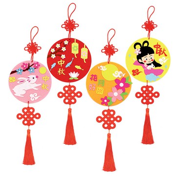 手工DIY中秋圓掛飾材料包【BlueCat】【JC3680】