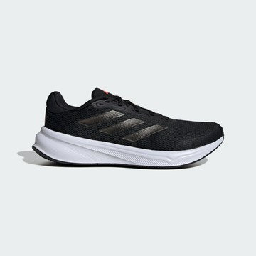 Adidas Response 男 慢跑鞋 運動 跑鞋 緩衝 彈力 舒適 黑 白 [IH6009]