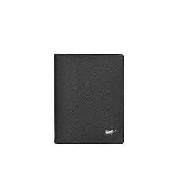 BRAUN BUFFEL 台灣總代理 HOMME-P 6卡名片夾-黑色/BF598-401-BK