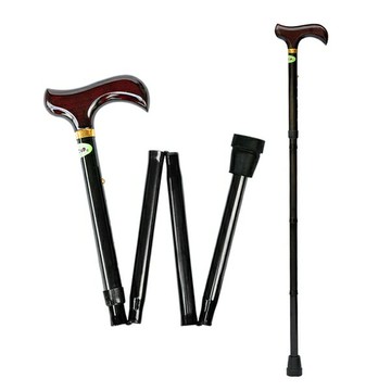 【立群】醫霸器材 鋁合金三折折疊拐杖 摺疊拐