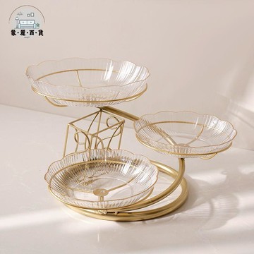 免運 水果盤 自助餐盤 茶几水果盤 點心盤 糖果盤 創意多層網紅水果盤家用客廳茶幾輕奢零食干果糖果盤新款紙巾收納全館折扣 店長推薦 售後保障 工廠現貨直銷 可開發票 m569