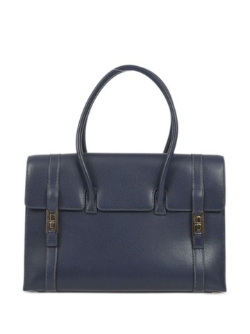 Hermès Pre-Owned - 2002 Drag II 32 handbag - women - Calf Leather - One Size - Blue