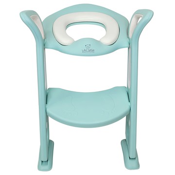 Lavi bebe 兒童輔助馬桶坐墊 舒適PU  薄荷灰