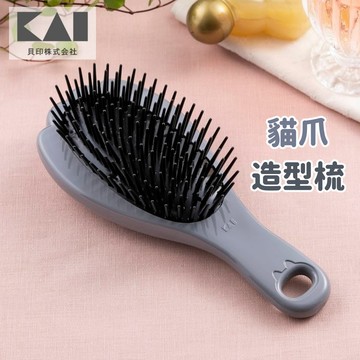 現貨 日本製 貓爪 造型梳 氣墊梳 按摩梳 氣墊梳子 氣墊按摩梳 按摩梳子 頭皮按摩 貓咪 圓梳 梳子 貓掌 日本進口