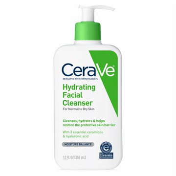 CeraVe Hydrating Facial Cleanser For Normal to Dry Skin 12 fl oz