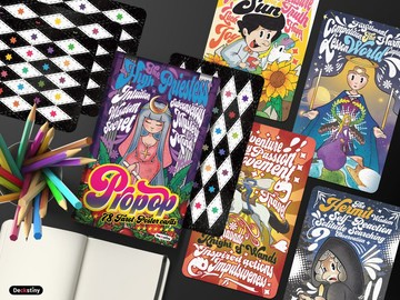 ProPop Tarot - 78 Poster Card Style