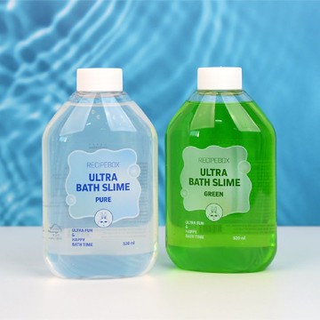 韓國 Recipe Box 韓兔 泡泡史萊姆入浴劑__綠色