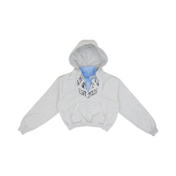 alexanderwang 預設造型割裂連帽上衣套裝