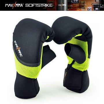 『VENUM旗艦館』MAXXMMA 可水洗沙袋手套 沙包手套 MMA 格鬥 拳擊 螢光黃 L XL男