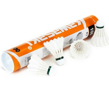 【Kawasaki】 羽毛球 羽球 12入