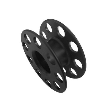 鋁合金九孔潛水專用象拔線輪 水下器材 超小鋁合金潛水線軸