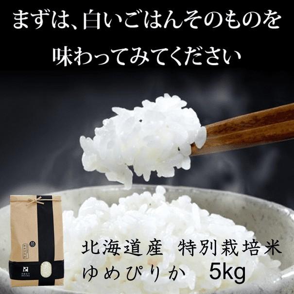 令和5年産 新米 ゆめぴりか 5kg 北海道米 一等米 特別栽培米 減農薬 選べる精米度 出荷前に精米  函館北斗 直送 白米 玄米 分づき米 人気銘柄 お歳暮