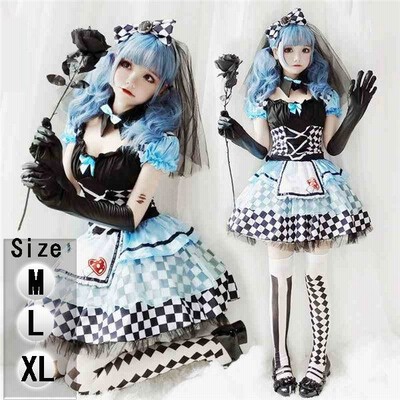 ハロウィン衣装 大人用 アリス メイド服 コスプレ 吸血鬼 Clown Suit キャラクター衣装 女の子ロリータドレスのお姫様パーティグッズ 通販 Lineポイント最大get Lineショッピング