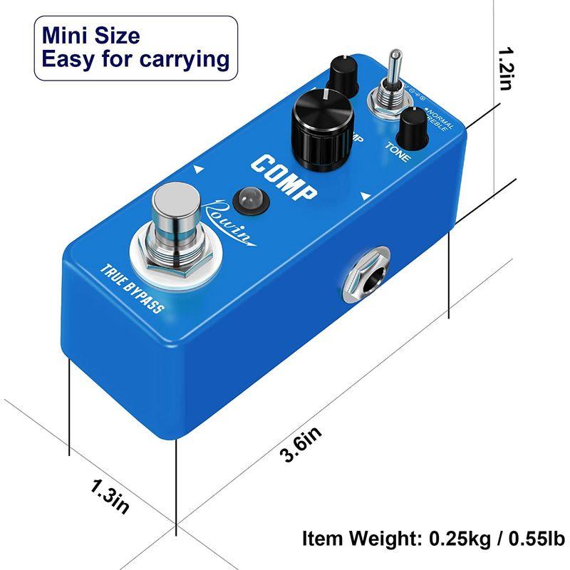 Rowin compressor コンプレッサー COMP ギターエフェクトペダル LEF-333