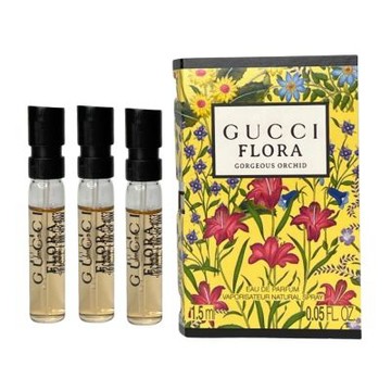 GUCCI FLORA 華麗蘭花之約女性淡香精 1.5ml 針管 *3入組