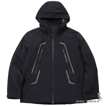 Descente 迪桑特 連帽外套 男裝 防潑水 防風 黑【運動世界】SQ421DPDO7-BLK0