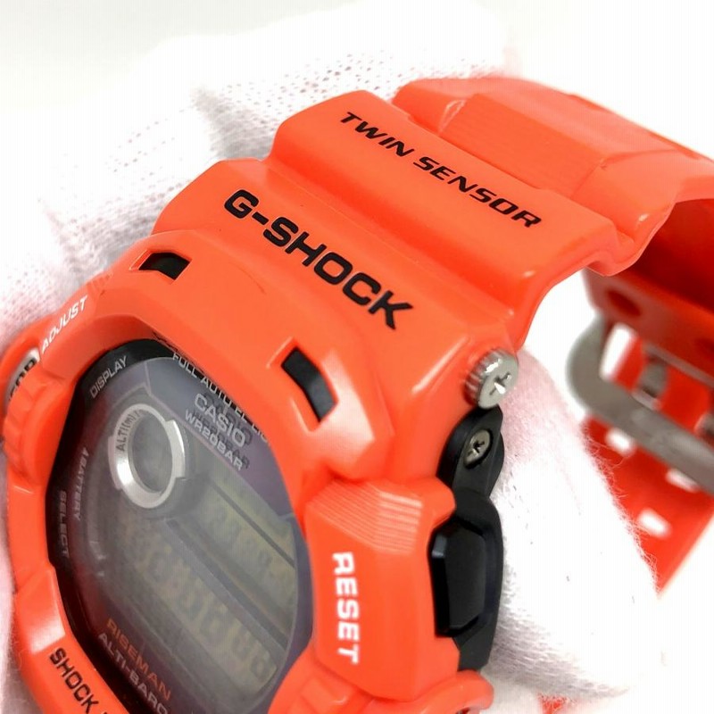 G-SHOCK ジーショック CASIO カシオ 腕時計 G-9200R メンインレスキューオレンジ RISEMAN ライズマン タフソーラー  【ITKIU6OA02RC】 | LINEブランドカタログ