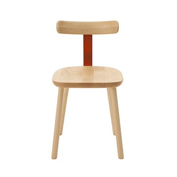T&O T1 Chair 單椅（楓木、紅）