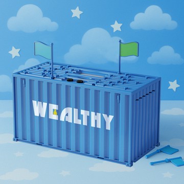 智能儲蓄貨櫃屋存錢筒【冰川藍】 存錢罐 存錢筒 儲蓄筒 撲滿 零錢存錢筒 鈔票存錢筒 存錢 交換禮物 兒童節 聖誕節