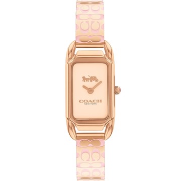 COACH Cadie 長方形C字錶帶女錶 新春開運 送禮首選-17.5 x 28.5mm CO14504194