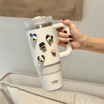 泰碩巨無霸保溫杯吸管杯大容量辦公室杯子2025新款保冷杯冰霸杯