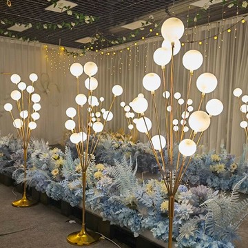 LED舞台燈 光束燈 酒吧燈 舞台射燈婚慶11頭蘋果樹路引燈婚禮舞臺現場布置擺設發光拍攝道具擺件道具