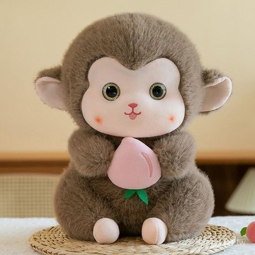 已售9642件💖默契滿分💯 可愛新款猴子毛絨玩具小猴子玩偶創意公仔兒童娃娃生日禮物 ZVAE