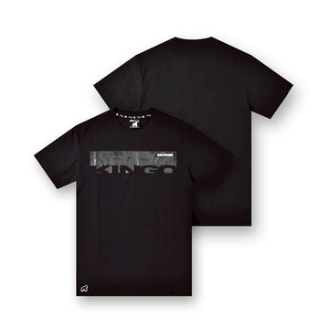 KINGO女款｜黑色反光印花T恤 512117｜官方直營