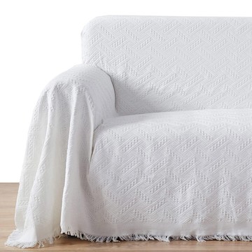 AHOYE 歐風棉麻沙發墊 三人坐墊  單一顏色  180 x 90cm