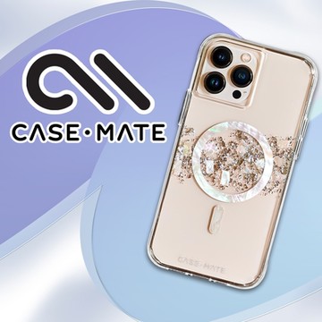 美國 CASE·MATE iPhone 14 Pro Karat Pearl 璀璨珍珠環保抗菌防摔保護殼MagSafe版
