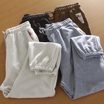 設計師單品！棉毛圈面料外貿男裝工廠春夏新款休閑運動束腳衛褲