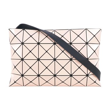 ISSEY MIYAKE BAO BAO LUCENT 4X6 拉鍊斜背包(杏粉色)