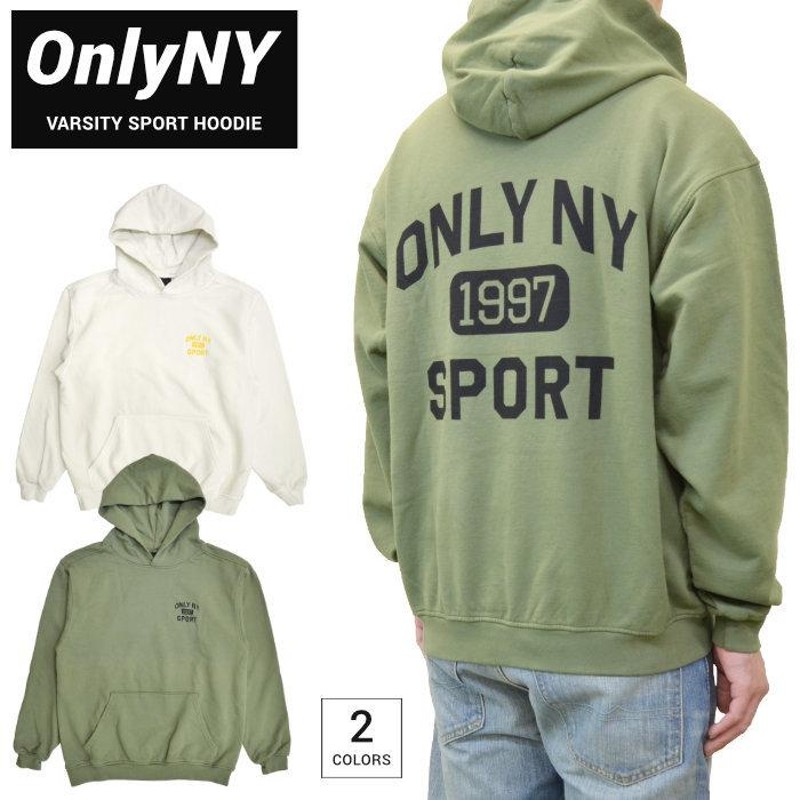 ONLY NY オンリーニューヨーク パーカー VIRSITY SPORT HOODIE プル