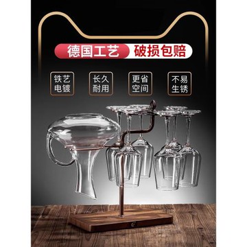 輕奢創意紅酒杯架倒掛懸掛家用酒柜裝擺件歐式簡約掛杯架高腳杯架