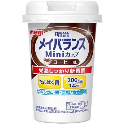 食品/飲料/酒明治 メイバランスミニ ヨーグルト味、コーヒー味 各２